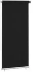 vidaXL Au&szlig;enrollo 100x230 cm Schwarz
