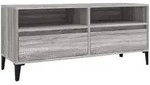 vidaXL TV-Schrank Grau Sonoma 100x34,5x44,5 cm Holzwerkstoff