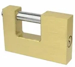 Br&uuml;der Mannesmann Vorh&auml;ngeschloss Messing 60 mm