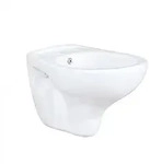 Creavit Wand H&auml;nge WC mit Taharet D&uuml;se (Bidet) mit Sp&uuml;lrand Wei&szlig;