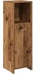 vidaXL Badschrank Altholz-Optik 30x30x95 cm Holzwerkstoff