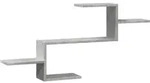 vidaXL Wandregal Betongrau 104x15x49 cm Holzwerkstoff