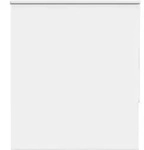 vidaXL Verdunkelungsrollo Wei&szlig; 120x130cm Stoffbreite 116,6cm Polyester