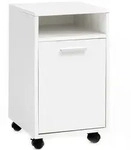 FineBuy Rollcontainer SV51848 Schreibtischcontainer 33x60x38 B&uuml;rocontainer Holz