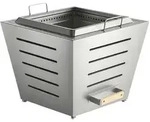 Grill-Welten Rauchfreie Feuerschale aus Edelstahl &ndash; Stainless Steel