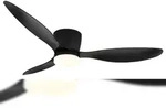 Globo Lighting DC Deckenventilator Armando Schwarz mit LED 132