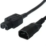 BACHMANN Netzkabel Kaltger&auml;testecker-Stecker auf Warmger&auml;te-Kupplung, IEC320