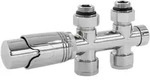 LuxeBath Ventil-Armaturen Set Multiblock Chrome Durchgangsform inkl....