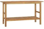 vidaXL Waschtisch Massivholz Teak 132x45x75cm