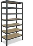 shelfplaza HOME 230x75x30 cm Schwerlastregal in anthrazit mit 7 B&ouml;den und 125...