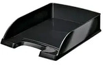LEITZ Briefkorb Wow Plus A4 Polystyrol schwarz Packung mit 5 St&uuml;ck