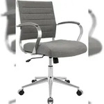 CLP B&uuml;rostuhl Oakland Stoff HBT: 90x57x62 cm grau Stoff