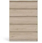 Nada Kommode 5 Schubladen Hickory-Dekor.
