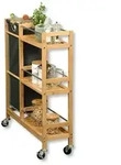 KESPER Nischenwagen mit Flaschensammler, Bambus 78x68x20cm