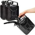BW&reg; Kraftstoffkanister Metall Benzinkanister 3x 5 Liter mit Ausgie&szlig;er -...