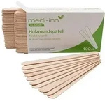 100 `Medi-Inn` Holzmundspatel nicht steril 150 mm x 18 mm x 1,5 mm natur