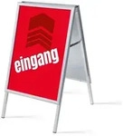 SHOWDOWN Displays Showdown Kundenstopper - DIN A1 - Komplett-Set - Eingang...