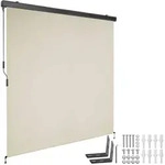 tectake Senkrechtmarkise Eloise mit 2 Wandhaltern - 180 x 250 cm beige