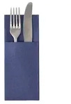 Papstar 300 Servietten "ROYAL Collection" 40 cm x 30 cm dunkelblau mit...