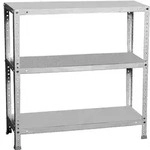 PROREGAL Schraubregal PANDA MINI | HxBxT 90x80x30cm | 3 Fachb&ouml;den | Fachlast...