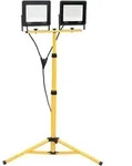 vidaXL LED-Fluter mit Stativ 2x100 W Warmwei&szlig;