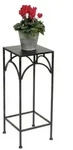 DanDiBo Blumenhocker Metall Schwarz Eckig 60 cm Blumenst&auml;nder 96132 M...