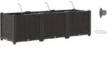 vidaXL Gartenpflanzer Braun 120 x 40 x 37.5 cm Stahl