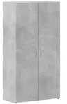 vidaXL Aktenschrank Betongrau 60x32x115 cm Holzwerkstoff