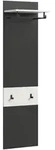 Ebuy24 Canu Wandgarderobe 2 Haken wei&szlig;, grau.