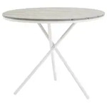Parma Caf&eacute;tisch &Oslash;90cm grau-wei&szlig;.