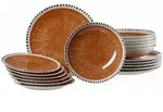 Ritzenhoff & Breker Natura Teller-Set 18-teilig - Braun