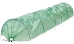 ECD Germany 1x Folientunnel Pflanztunnel 300x55x35 cm Transparent Gr&uuml;n PE 135...