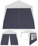 Casaria Deuba 2x Seitenwand Pavillon Capri anthrazit 250x250cm