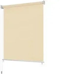vidaXL Au&szlig;enrollo 180 x 230 cm Cremewei&szlig;