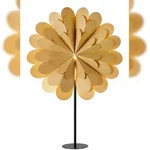 Marksl&ouml;jd-MARAVILLA Standstern gold/schwarz &oslash; 45 cm, Zuleitung mit EIN/ AUS-