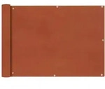 vidaXL Balkonsichtschutz Oxfordgewebe 75x400 cm Terracotta