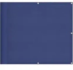 vidaXL Balkon-Sichtschutz Blau 90x1000 cm 100 % Polyester-Oxford