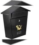 TRIZERATOP Briefkasten 380x320x105mm schwarz