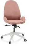 B&uuml;rostuhl / Drehstuhl AVEA Samt rosa hjh OFFICE