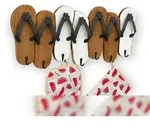 DanDiBo Hakenleiste Sandalen MR91 Garderobenleiste Holz Metall Wei&szlig;...