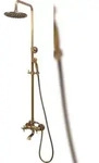 TRIZERATOP Duschs&auml;ule, Duschpaneel RETRO BRONZE, Duschsystem