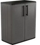 Art Plast ArtPlast - Halbhoher Schrank 68x37x84 cm in Farbe Dunkelgrau -