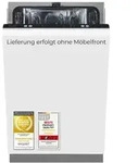 Exquisit Geschirrsp&uuml;ler 45 cm Einbauger&auml;t | 9 Ma&szlig;gedecke, 49 dB | 6 Programme,