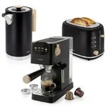 Nordic Set Espressomaschine 20 Bar, Toaster f&uuml;r 2 Scheiben, Wasserkocher 1,7 L,