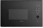 Midea TG925H3MTBL Einbau Mikrowelle 900 Watt mit Grill 1000W, 25l Schwarz