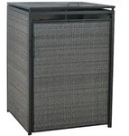 Merxx M&uuml;lltonnenabdeckung Klein Basis, 64 x 64 x 107 cm,