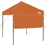 vidaXL Pavillon-Zelt Orange 200 x 200 cm Oxford Stoff