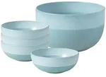 like. by Villeroy & Boch Perlemor Aqua Salat-Set 5-teilig
