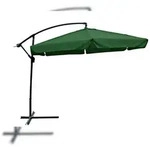 DELUKE Ampelschirm CALLI &radic;&ograve; 300cm 6-eckig Gr&uuml;n Polyester Sonnenschirm mit