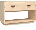 vidaXL TV-Schrank 90x40x60 cm Massivholz Kiefer